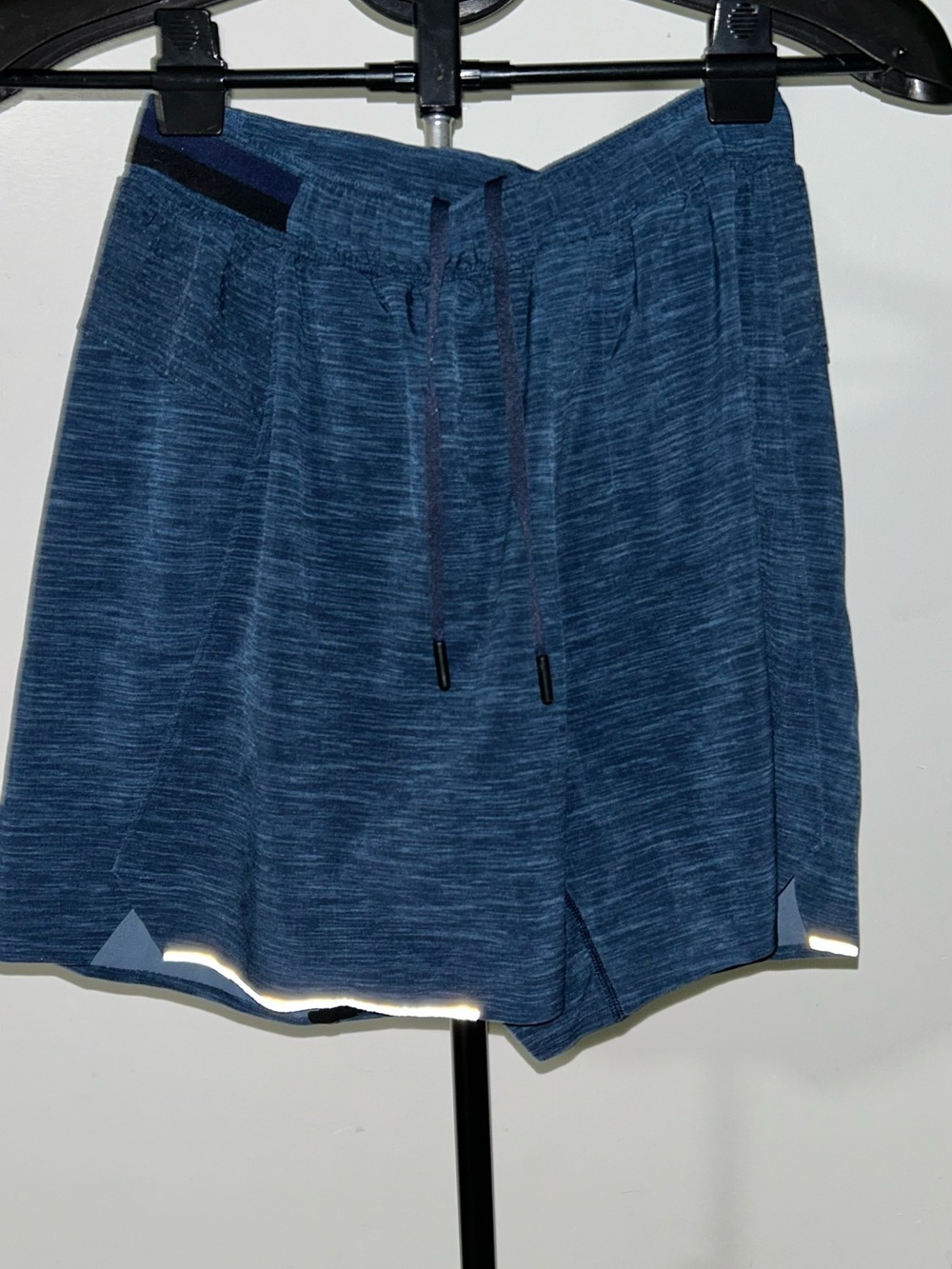 Lululemon Blue Athletic Running Shorts Reflective